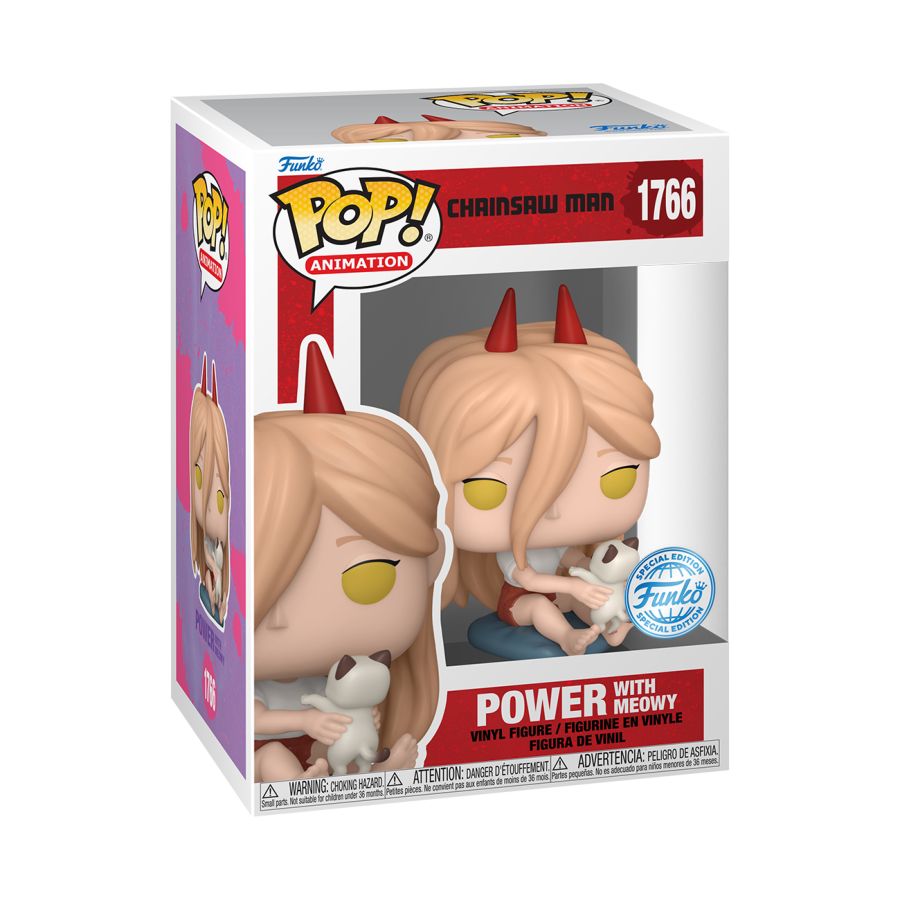 Funko: Chainsaw Man - Power w/Meowy
