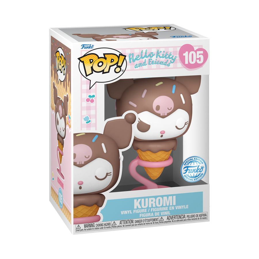 Funko: Hello Kitty - Kuromi (Ice Cream Cone) 105 Pop!