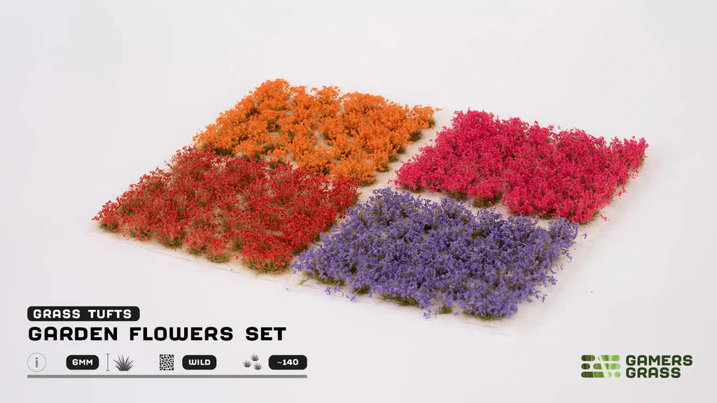 Gamers Grass: Garden Flowers Tufts Set