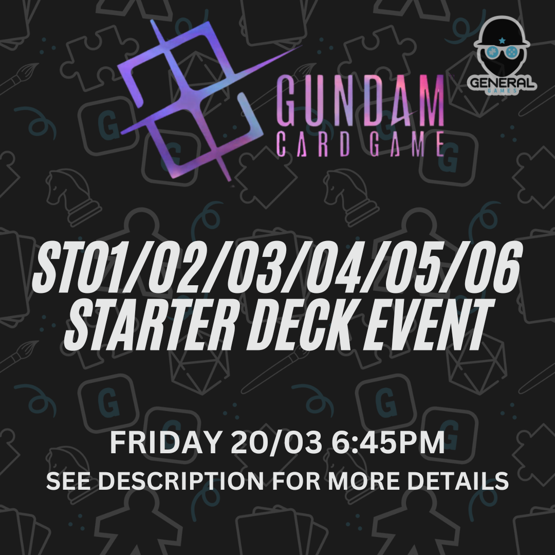Gundam TCG - ST01/02/03/04/05/06 Starter Deck Event - Malvern