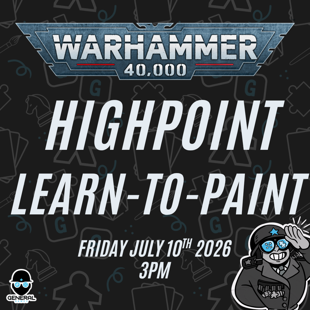 Learn to paint: Warhammer Miniatures - 22nd and 29th of September TUESDAY