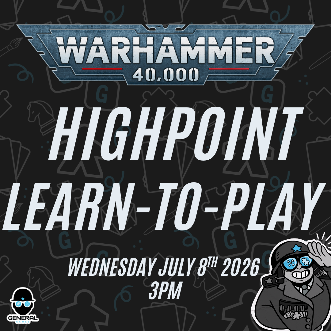 Learn to play: Warhammer 40k - Friday 2nd of October 2pm
