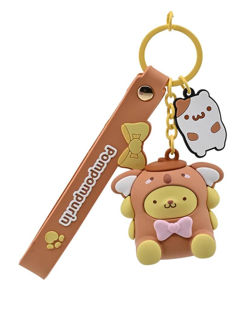 Hello Kitty: Keychain w/hand strap - Pompompurin