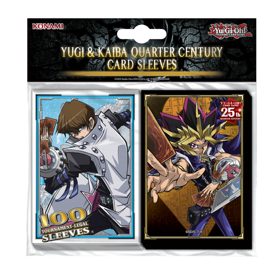 Yu-Gi-Oh! Card Sleeves - Yugi & Kaiba Quarter Century Card Sleeves 100pk