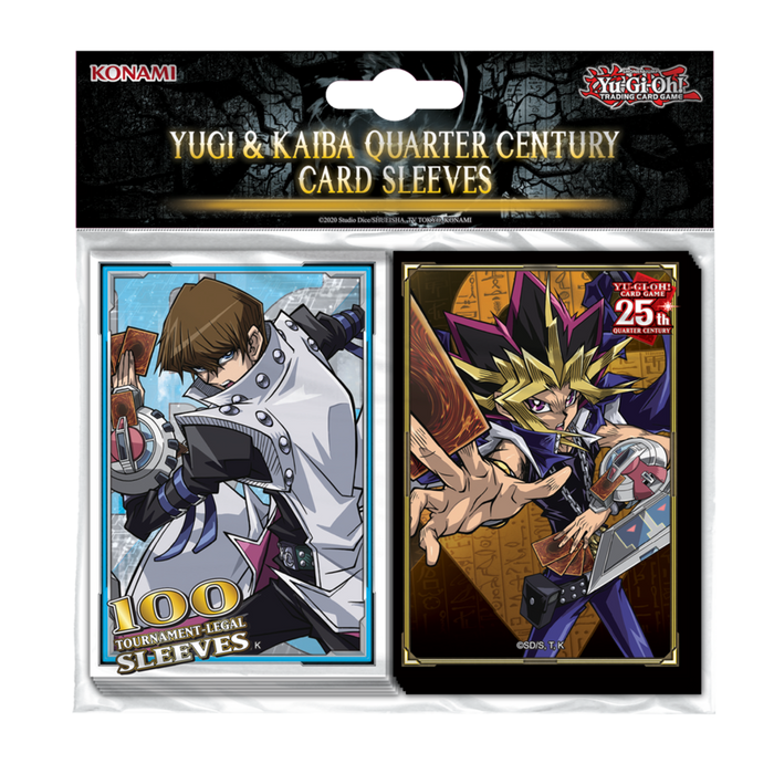 Yu-Gi-Oh! Card Sleeves - Yugi & Kaiba Quarter Century Card Sleeves 100pk