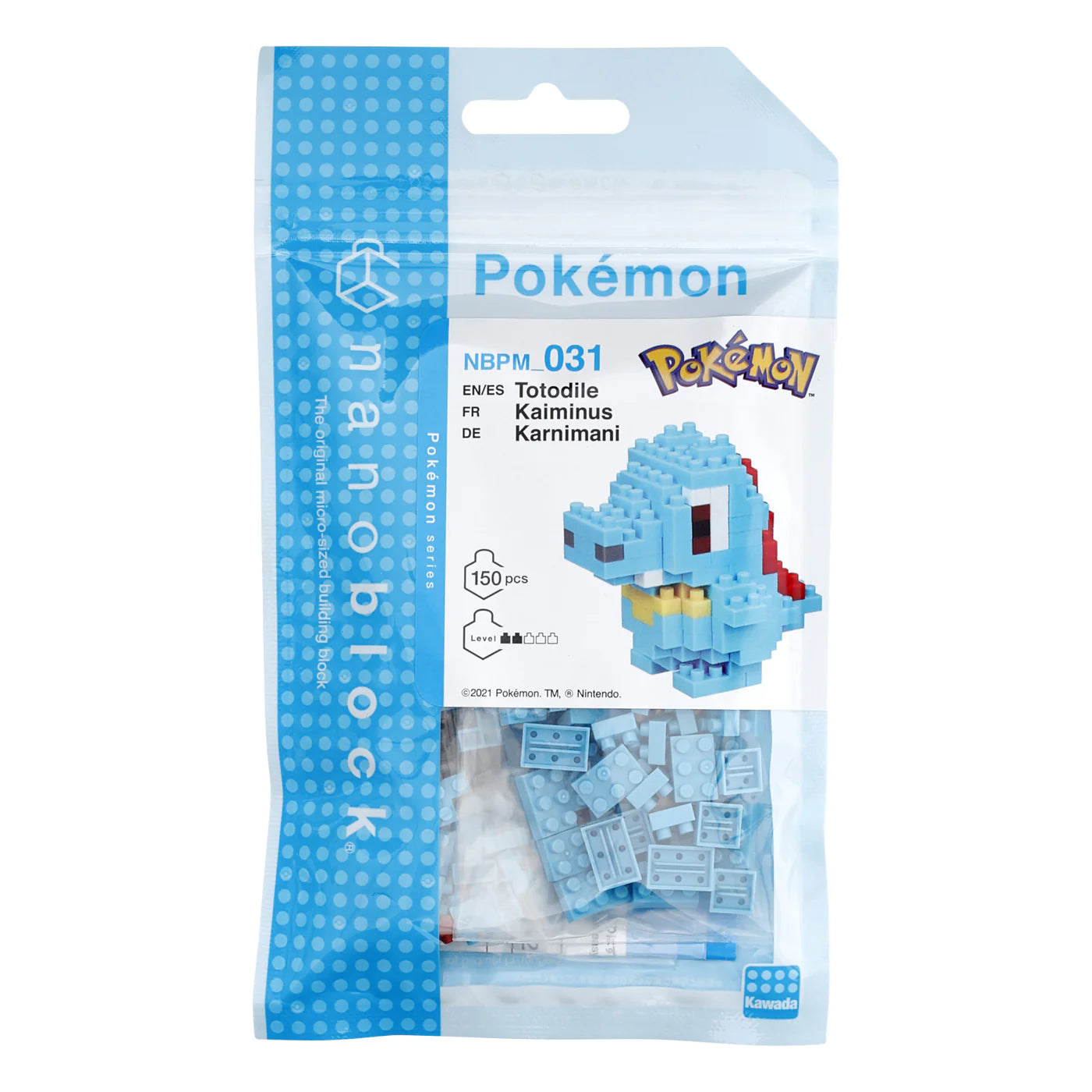 Nanoblock: Pokemon - Totodile