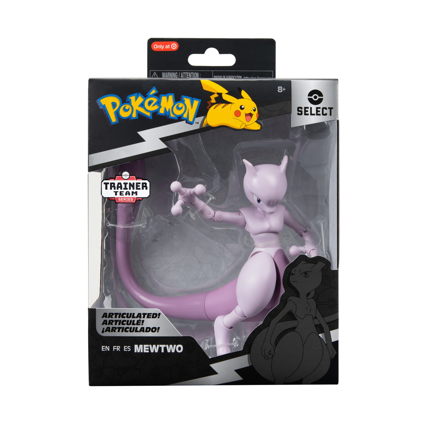 Pokemon: Trainer Team Super-Articulated Action Figure - Mewtwo