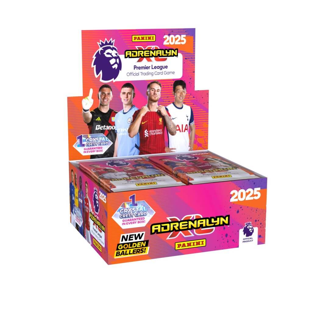 PANINI: Adrenalyn 2024/2025 EPL Soccer Cards Box