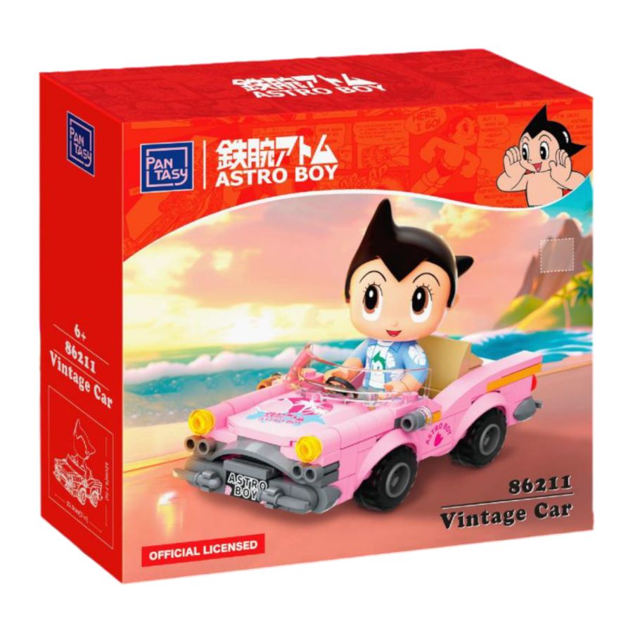 Astro Boy: Astro Boy in Vintage Car Construction Set (130 Piece Kit)