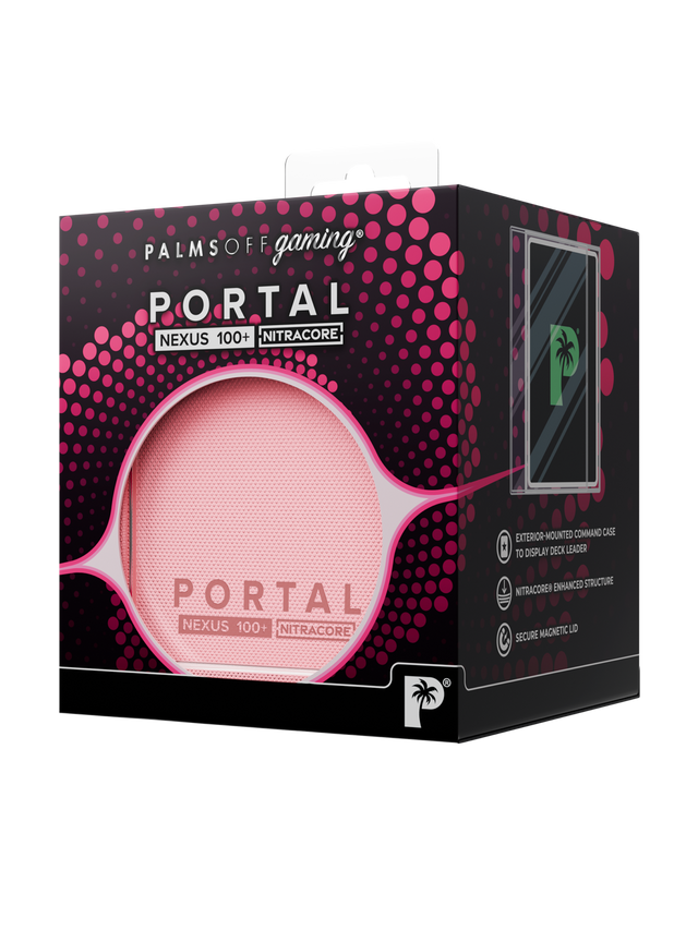 Palms Off: Portal Deck Box Nexus 100+ Pink