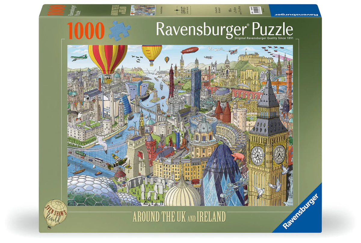 Ravensburger - Around the UK and Ireland Puzzle 1000 Pieces