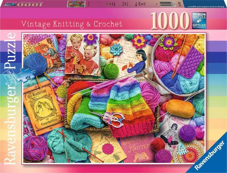 Ravensburger: Vintage Knitting & Crochet Puzzle 1000pc