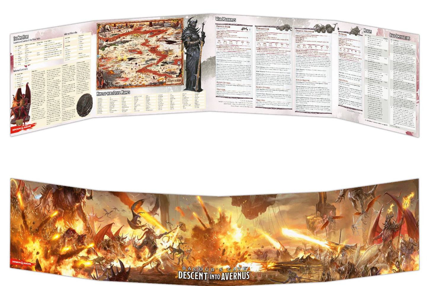 Dungeons & Dragons 5th Edition: Dungeon Masters Screen Avernus