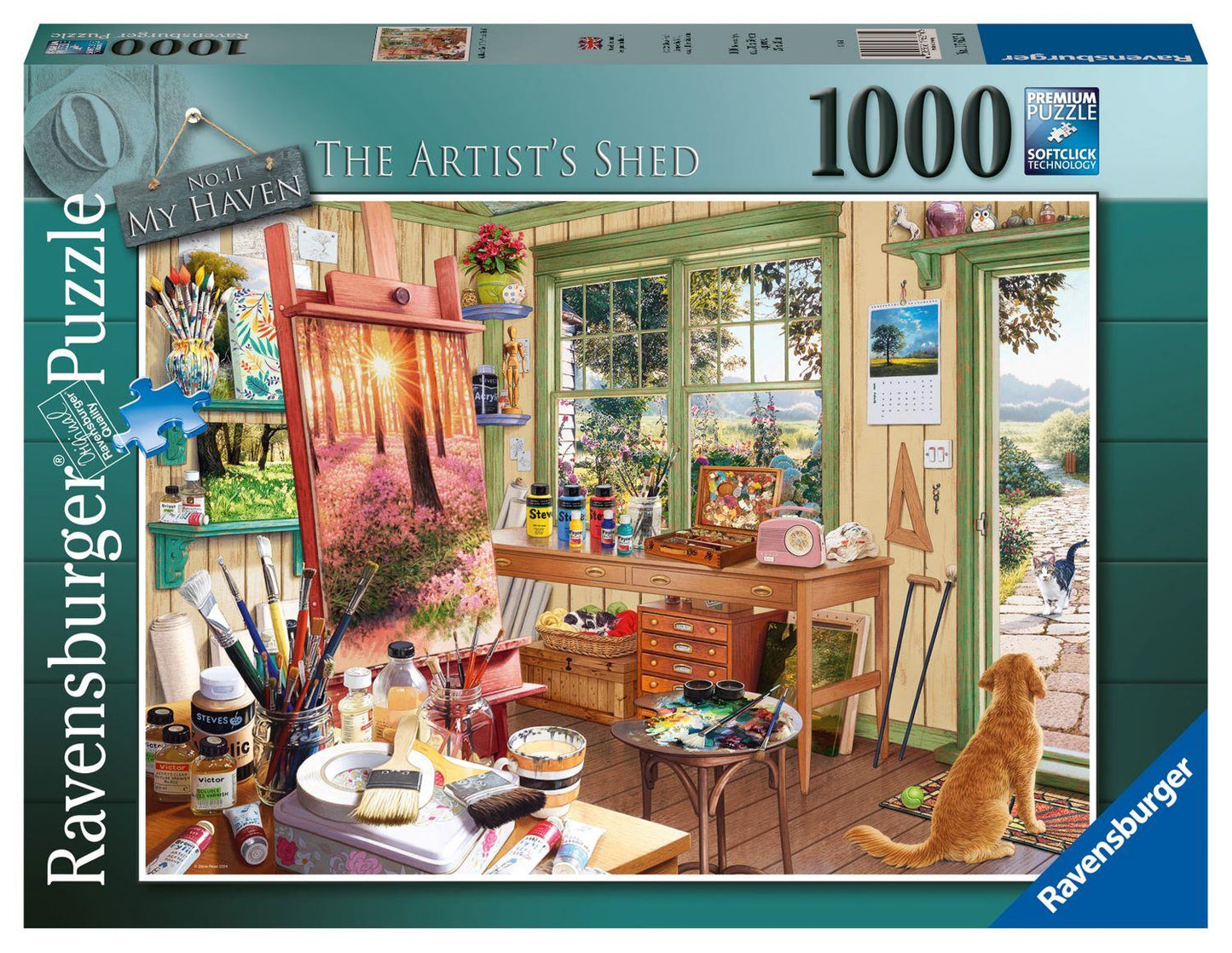 Ravensburger: The Artist's Shed No.11 My Haven 1000pc