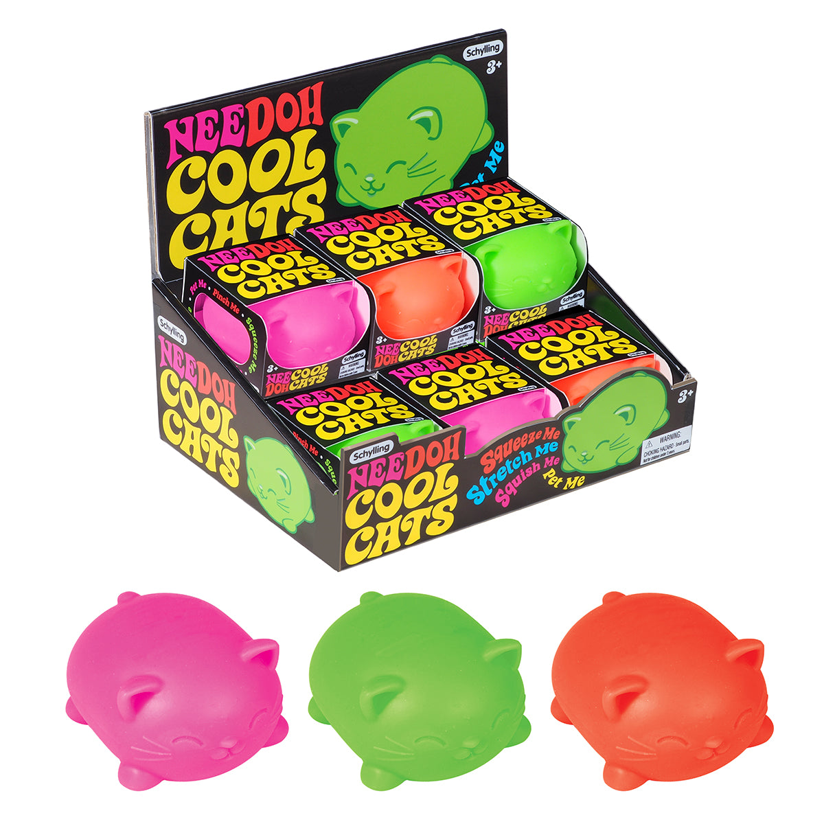 Nee Doh: Cool Cats (Assorted Colours)