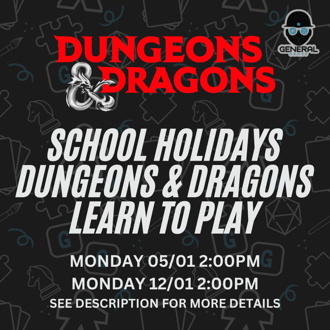 School Holidays Dungeons & Dragons Learn to Play - Chirnside