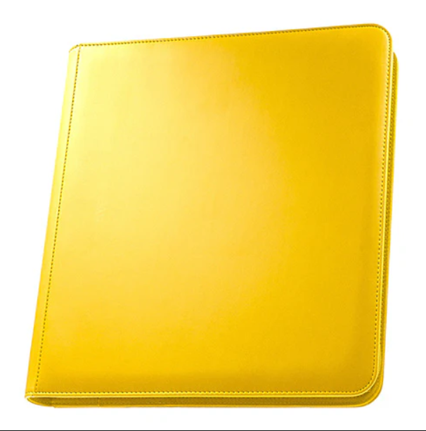 Palms Off: STEALTH 12 Pocket Zip Binder - Yellow