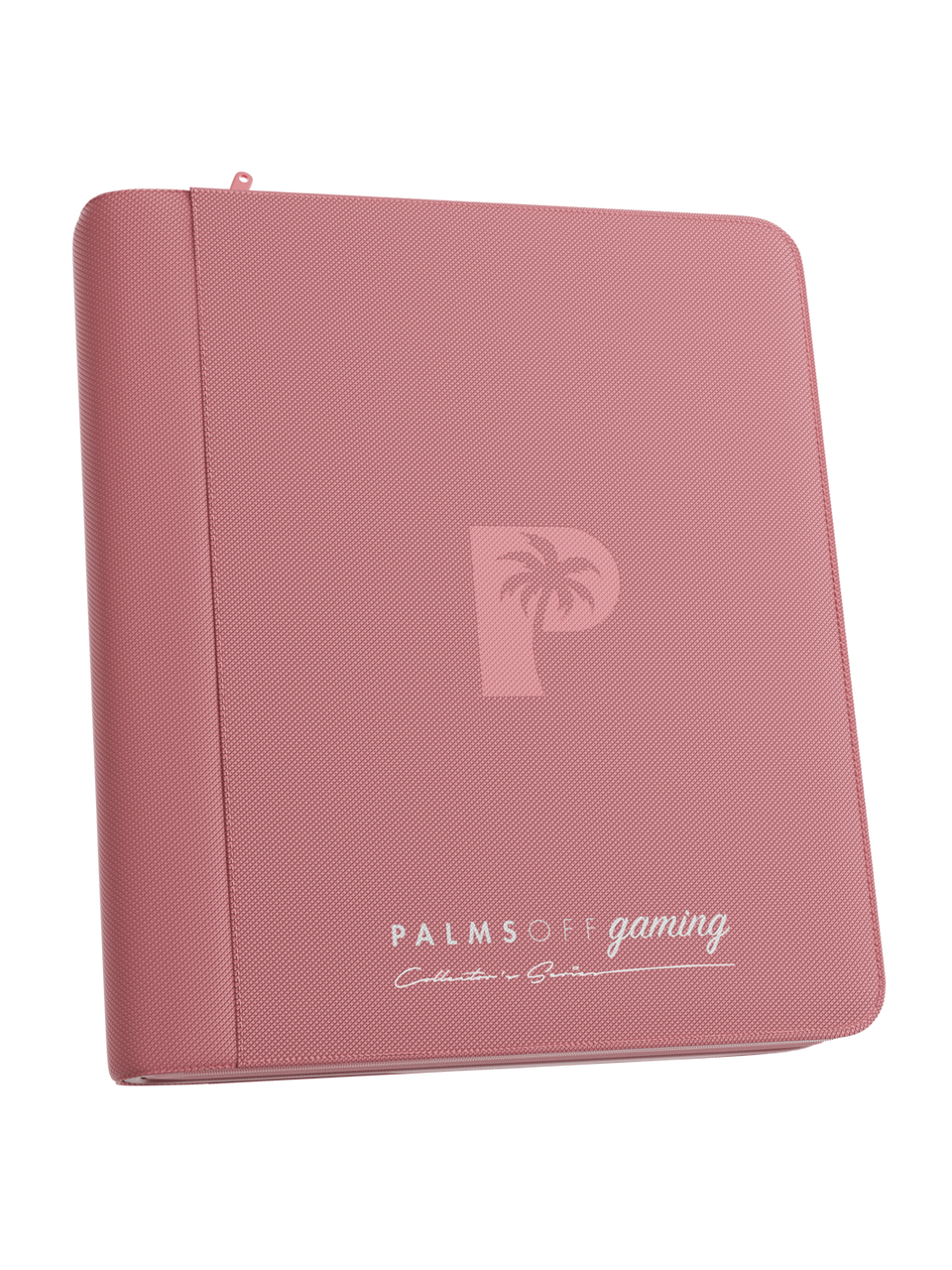 Palms Off: Collector's Series 4 Pocket Top Loader Zip Binder - Pink