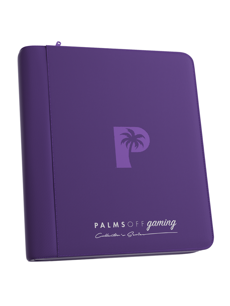 Palms Off: Collector's Series 4 Pocket Top Loader Zip Binder - Purple