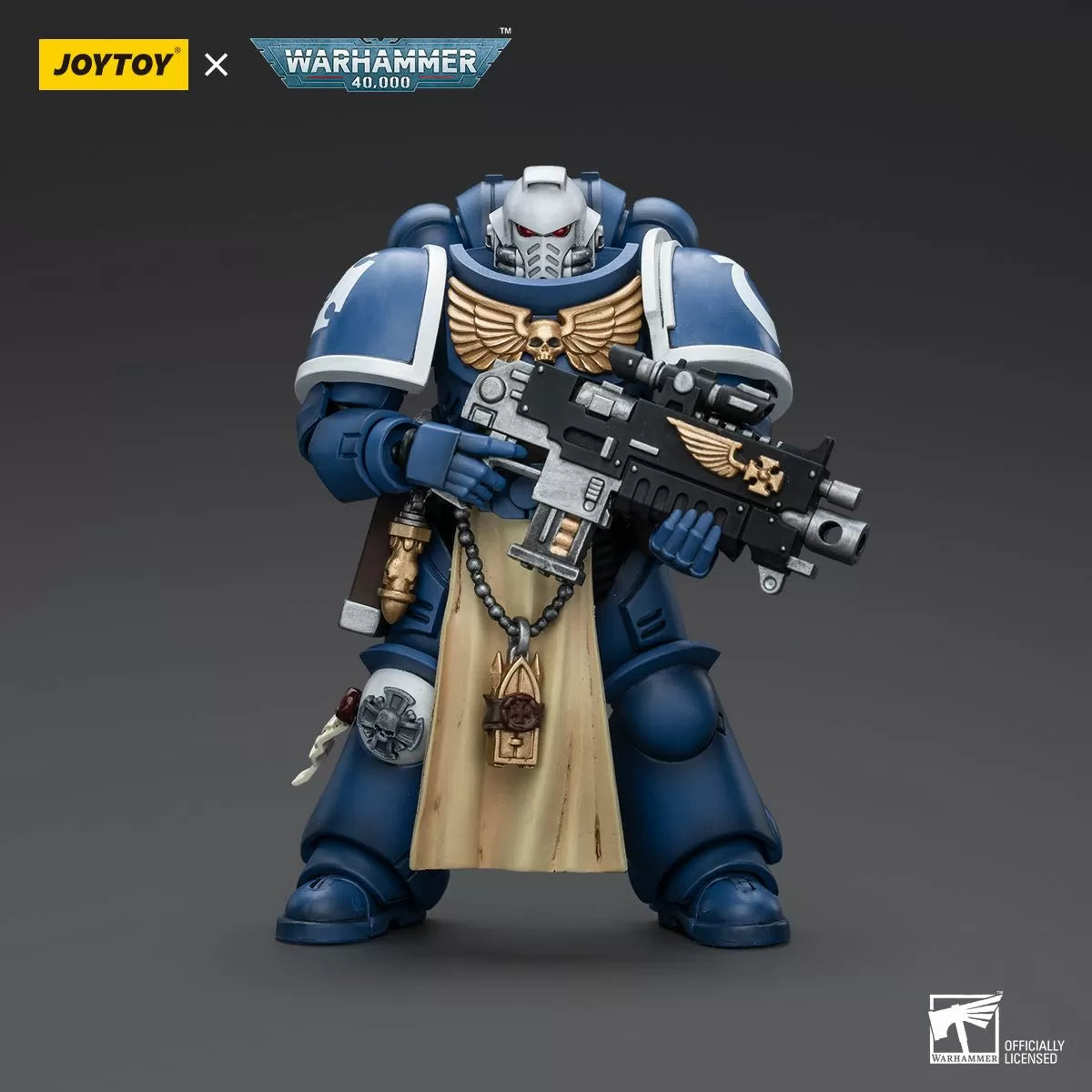 Joy Toy: Warhammer Collectibles: 1/18 Scale Ultramarines Sternguard Veteran with Bolt Rifle