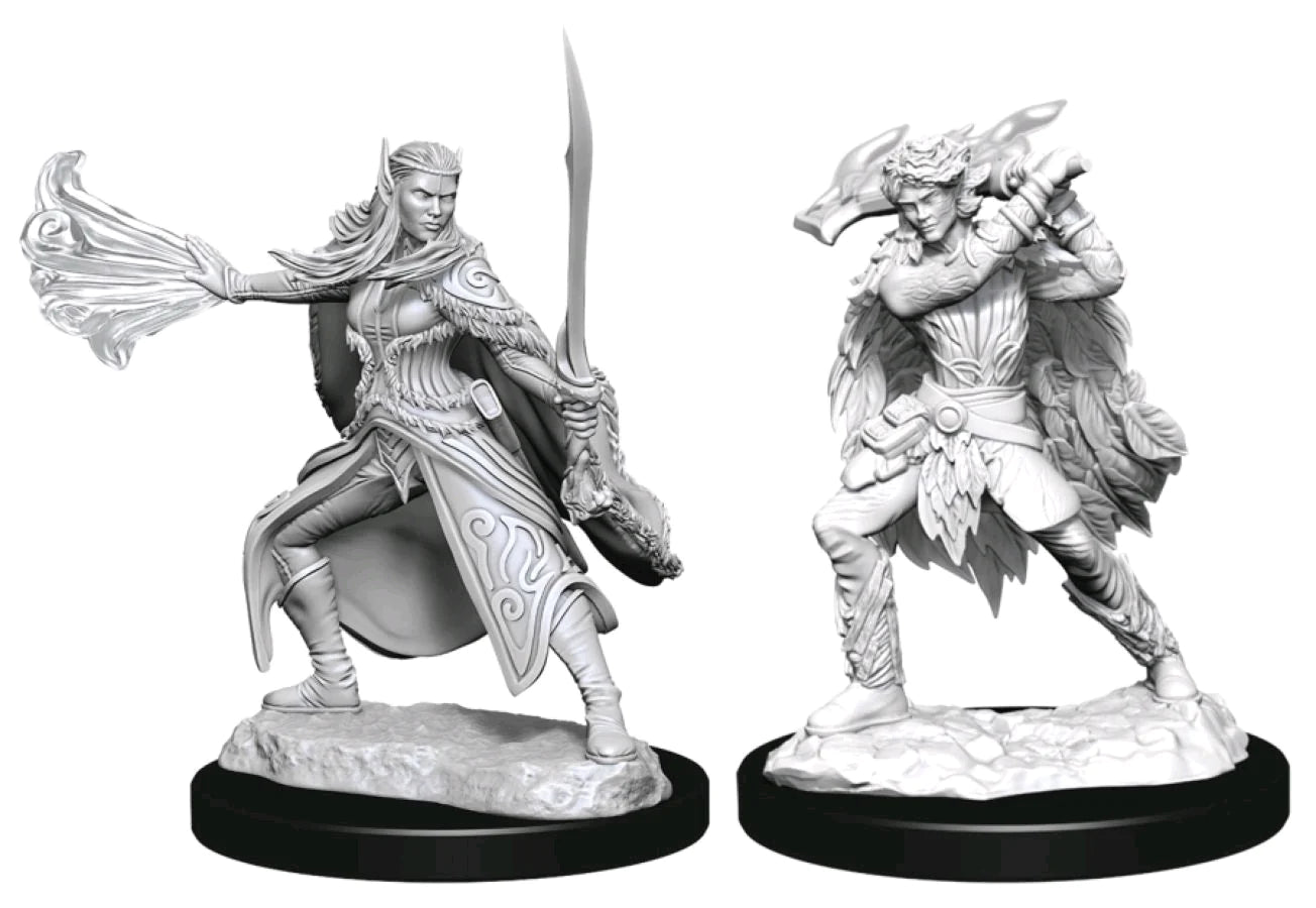 Nolzur's Marvelous Miniatures: Winter Eladrin & Spring Eladrin