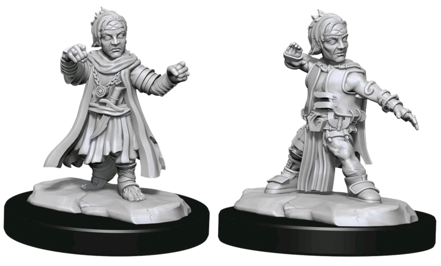 Pathfinder Deep Cuts: Male Halfling Monk
