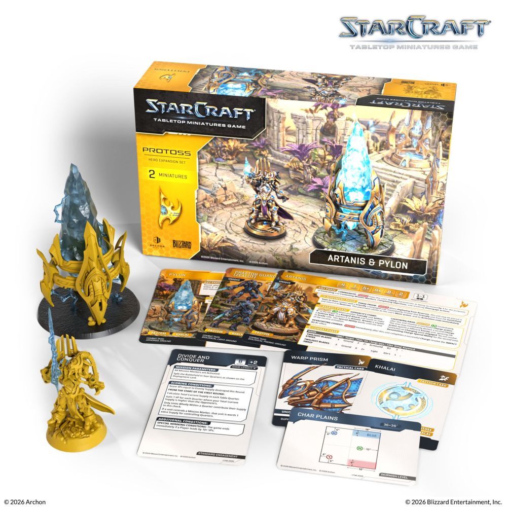 Starcraft Miniatures Game: Protoss - Artanis & Pylon (Hierarch) Expansion Set