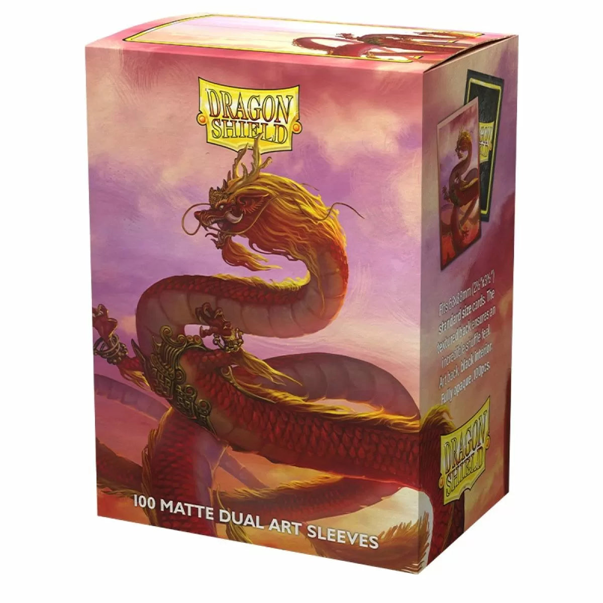 Dragon Shield: Matte Dual Art Sleeves (100) Year of the Wood Dragon