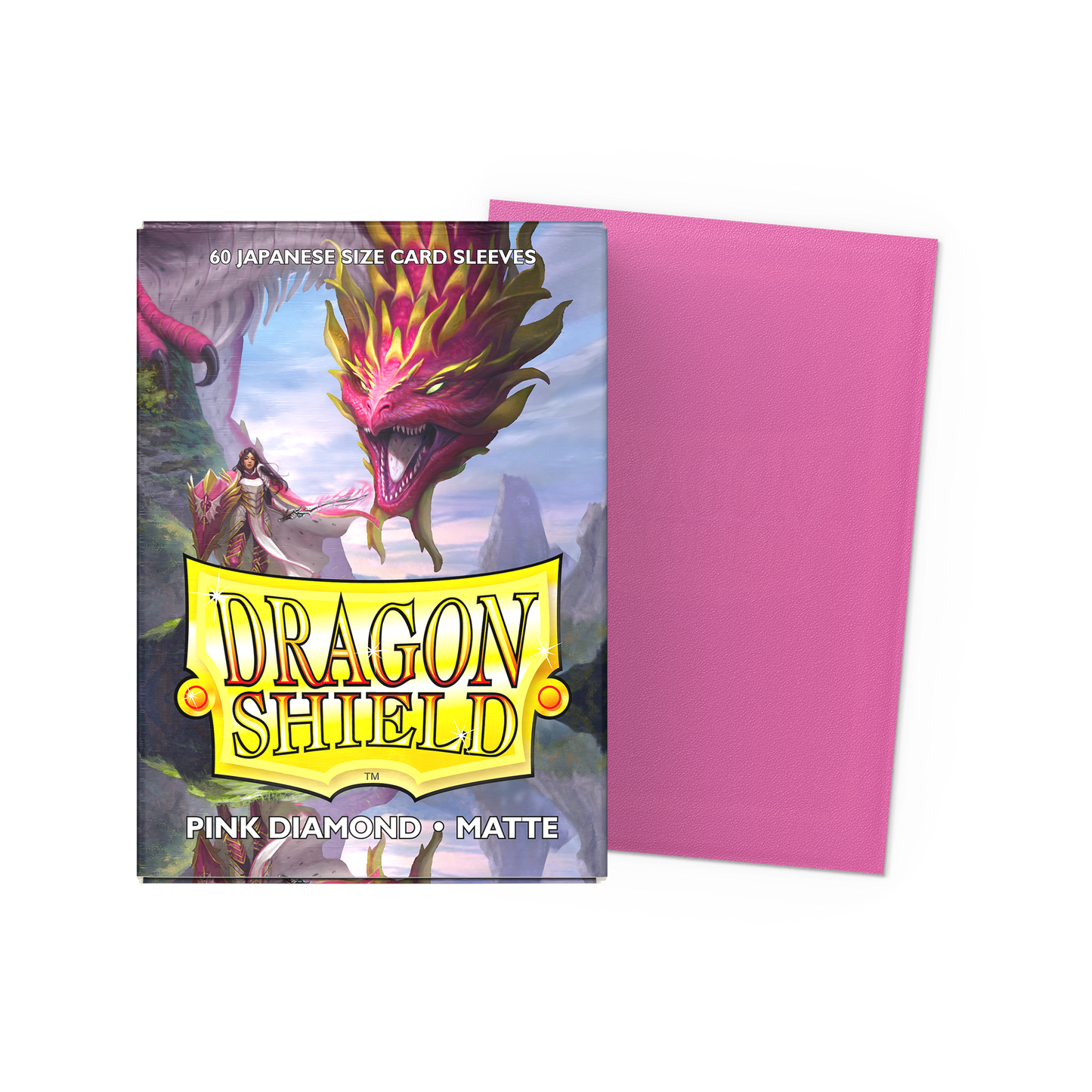 Dragon Shield: Matte Classic Sleeves (60) Pink Diamond