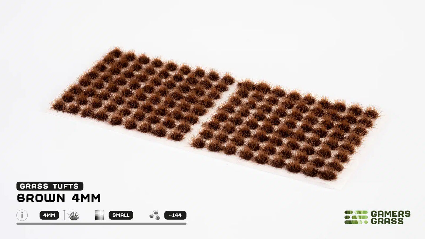 Gamers Grass: Brown Tufts 4mm