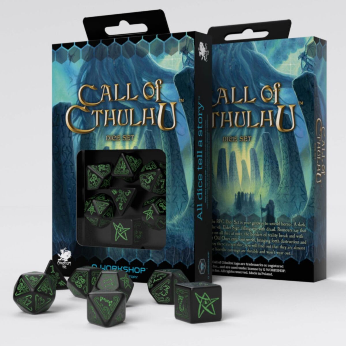 Q Workshop: Call Of Cthulhu - Black and Green