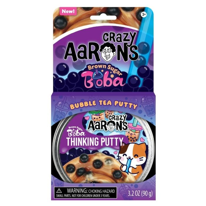 Crazy Aaron's Thinking Putty: 4" Sugar Boba Tin