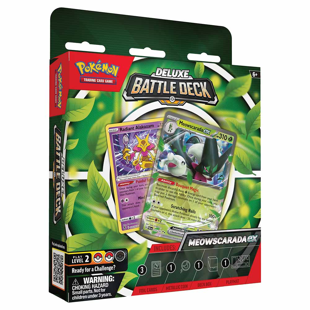 Pokemon: Meowscarade ex Deluxe Battle Deck