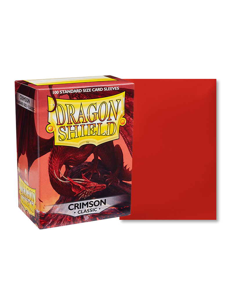 Dragon Shield: Classic Sleeves (100) Crimson