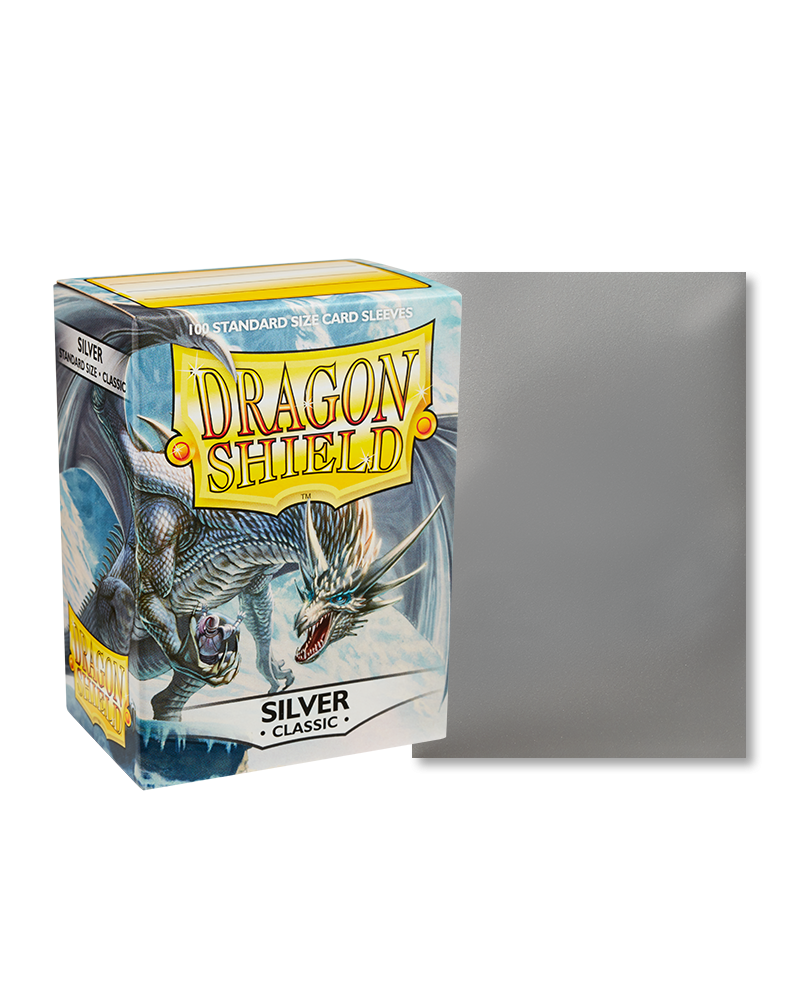 Dragon Shield: Classic Sleeves (100) Silver