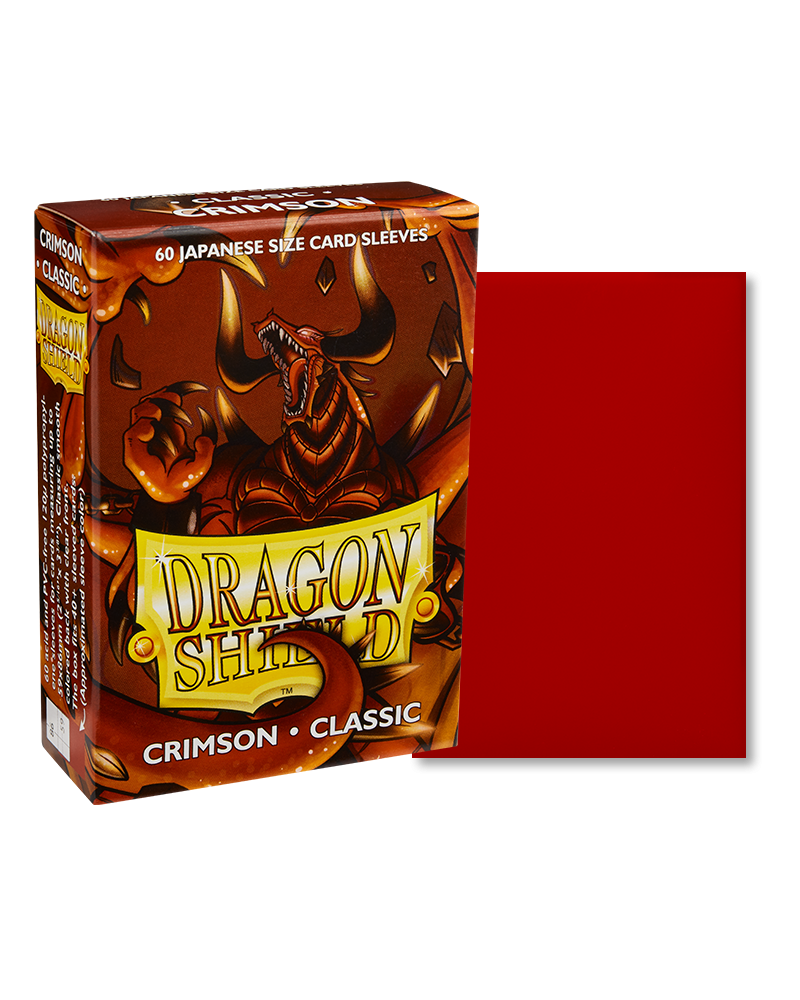 Dragon Shield: Classic Sleeves (60) Crimson