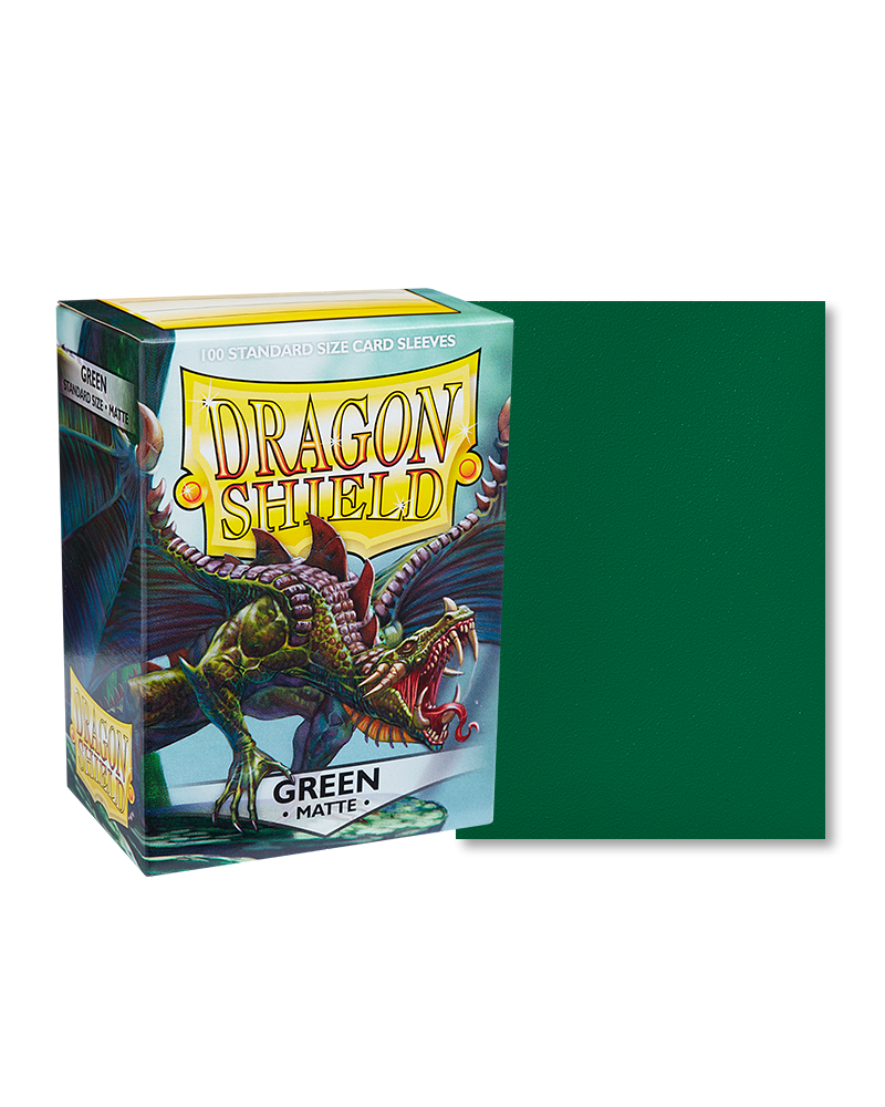 Dragon Shield: Matte Sleeves (100) Green