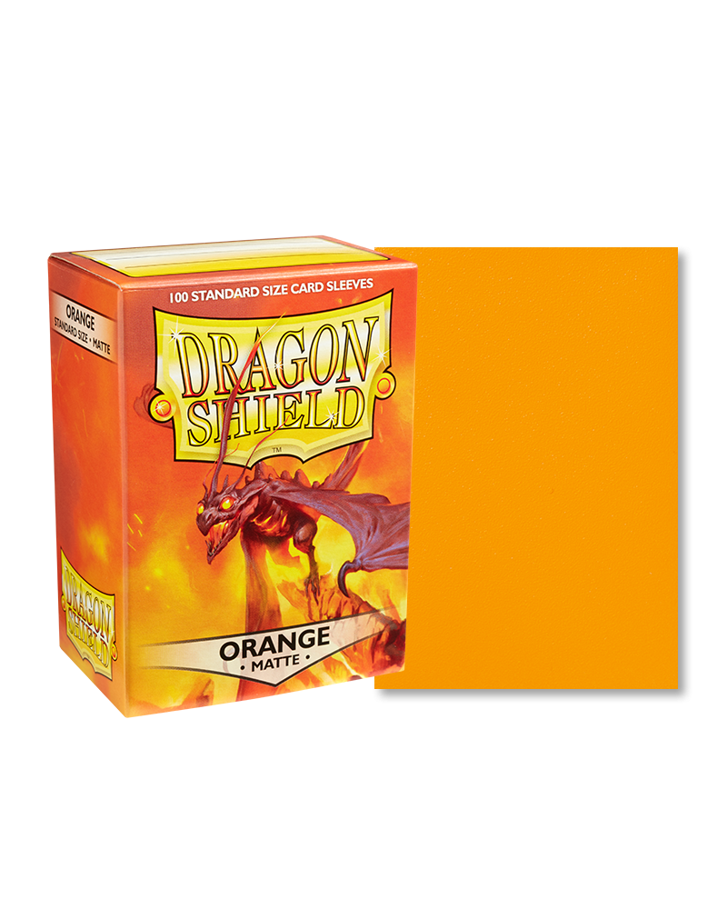 Dragon Shield: Matte Sleeves (100) Orange