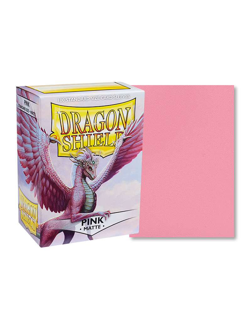 Dragon Shield: Matte Sleeves (100) Pink