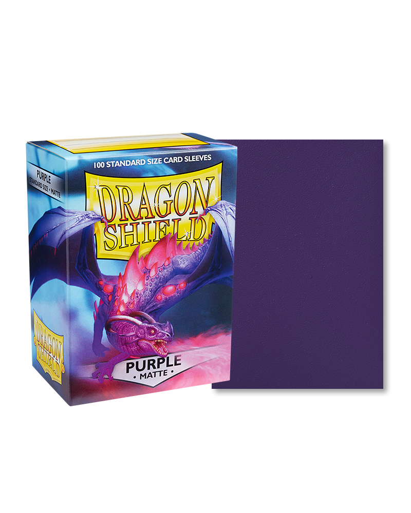 Dragon Shield: Matte Sleeves (100) Purple