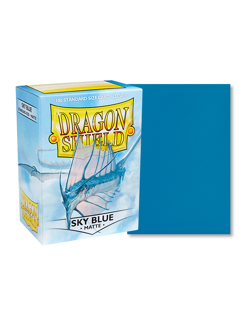 Dragon Shield: Matte Sleeves (100) Sky Blue