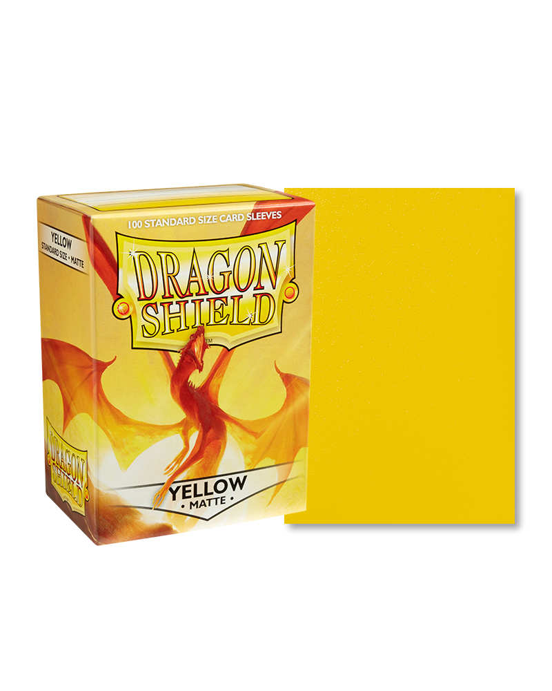 Dragon Shield: Matte Sleeves (100) Yellow