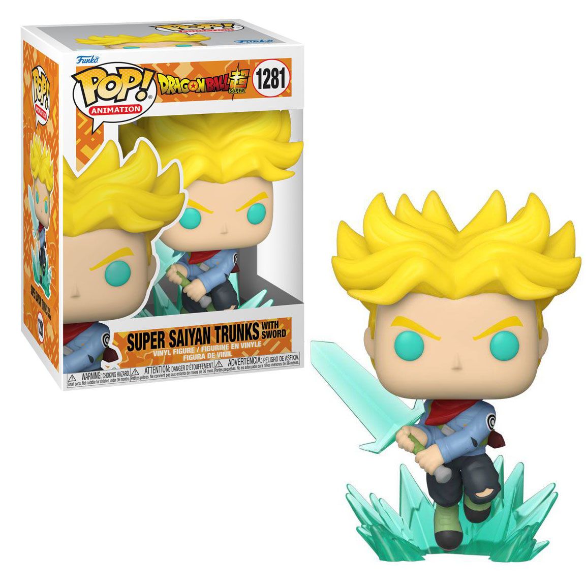 Funko: Dragon Ball Z - Super Saiyan Trunks w/Sword 1281 Pop!