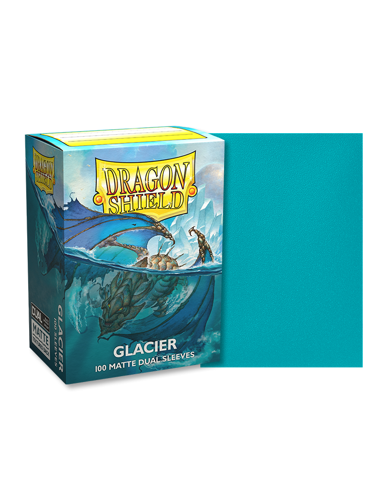 Dragon Shield: Dual Matte Sleeves (100) Glacier