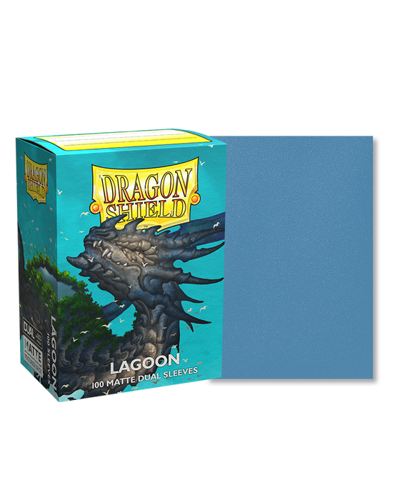 Dragon Shield: Dual Matte Sleeves (100) Lagoon