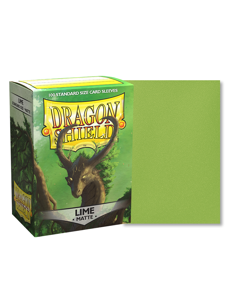 Dragon Shield: Matte Sleeves (100) Lime