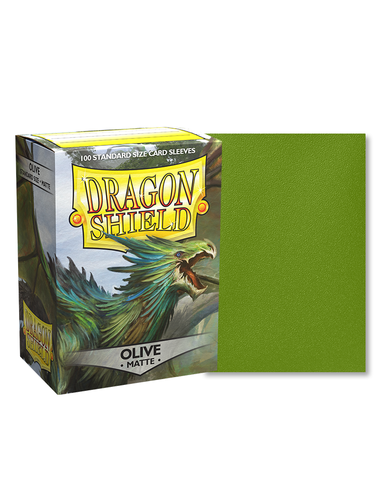 Dragon Shield: Matte Sleeves (100) Olive
