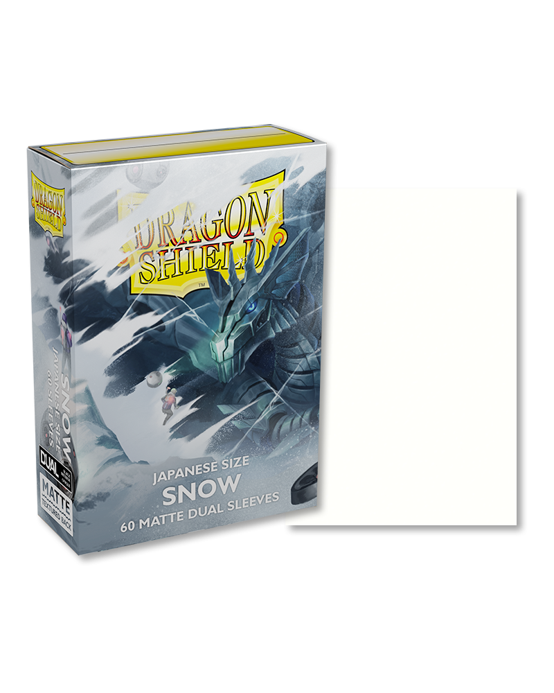 Dragon Shield: Dual Matte Sleeves (60) Snow