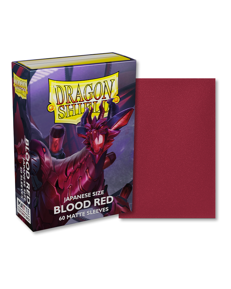 Dragon Shield: Matte Sleeves (60) Blood Red
