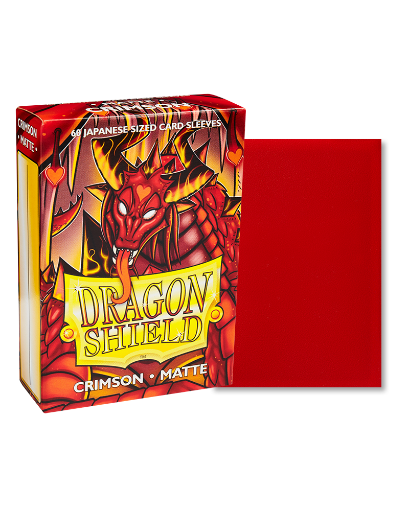 Dragon Shield: Matte Sleeves (60) Crimson